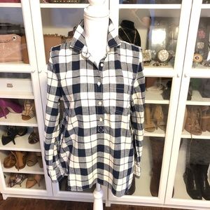 J.Crew Homespun Popover Shirt Boyfit Plaid